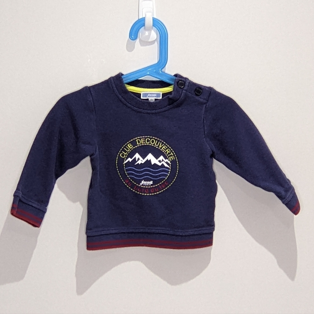 Jacadi Baby Boys Crewneck Sweatshirt 18 Months
